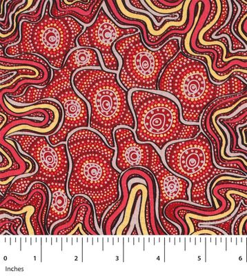 Meteors - Red per metre