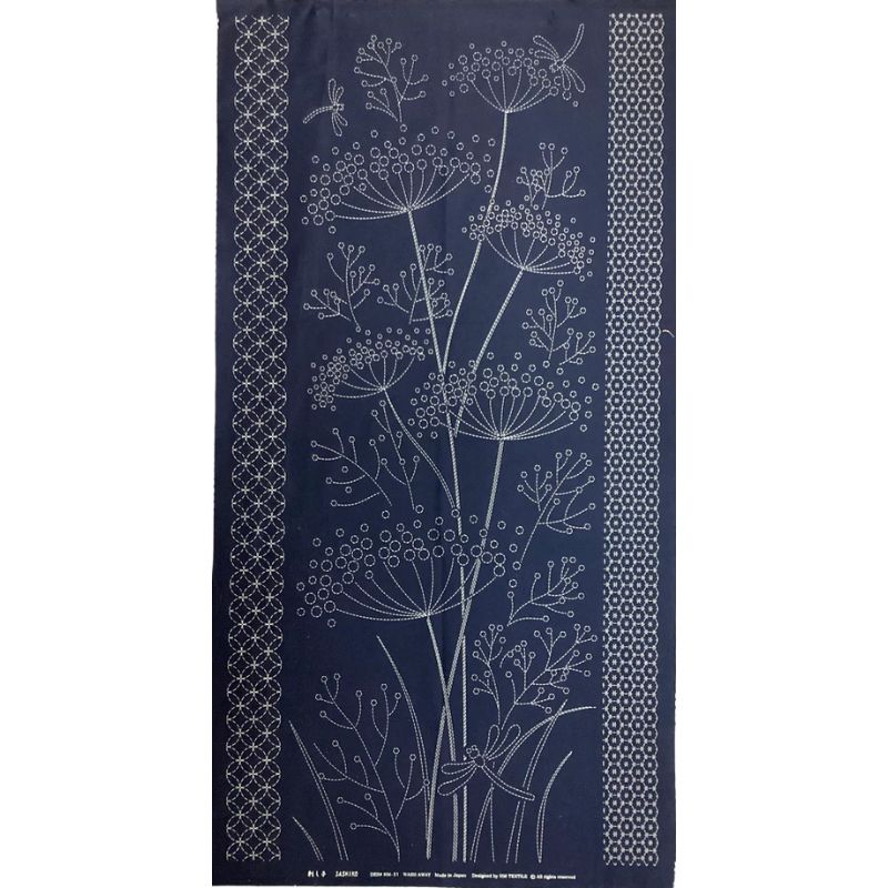 Dandelion Sashiko Panel