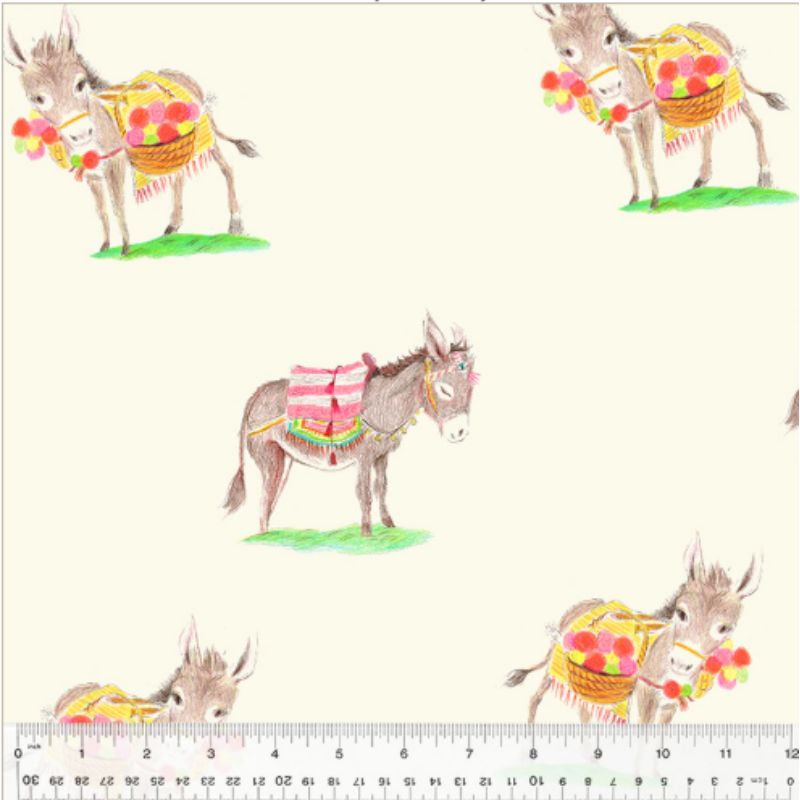 Heather Ross by Hand Burros per metre