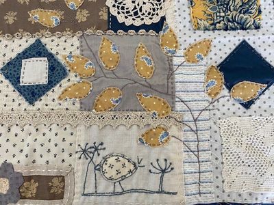 Slow Stitching: Keep calm and Hand Stitch