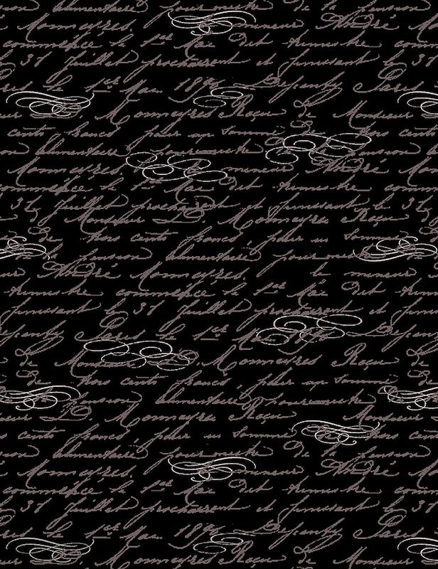 Queen Bee - per metre, Print: Black Lettering