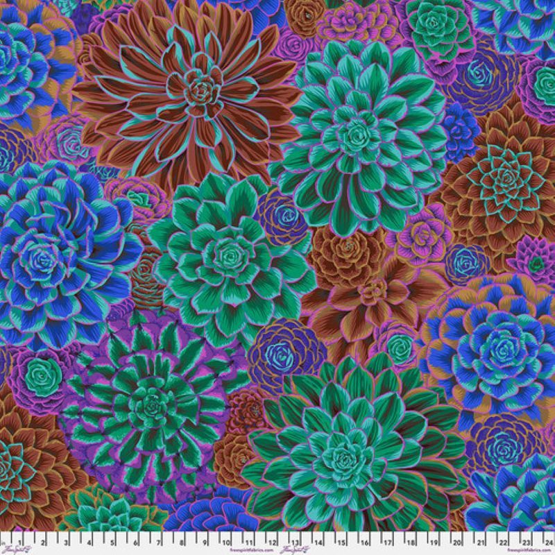 Kaffe February 25 - per metre, Print: House Leeks - Drama