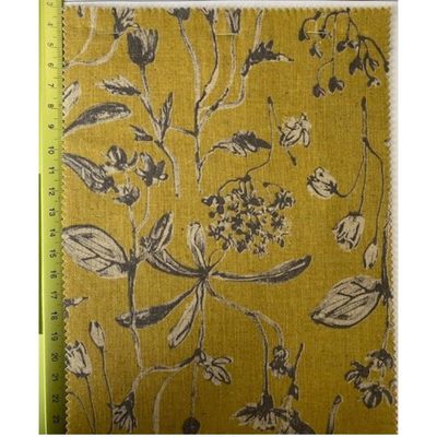 Cotton Linen Printed Sheeting per metre