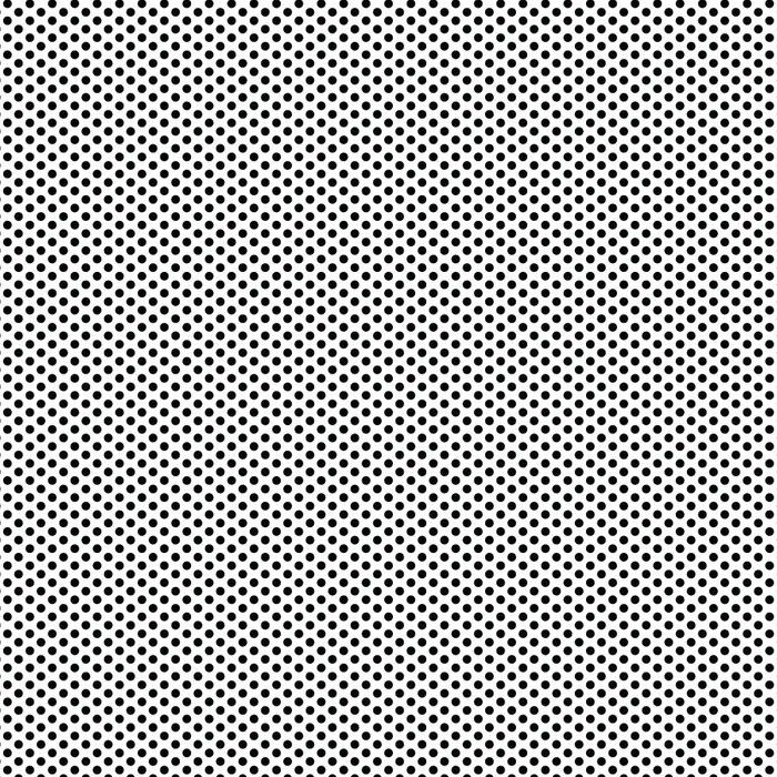 Bias 25mm - Spots Black on White - per metre