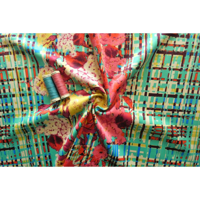 Vicksburg Stretch Satin per metre
