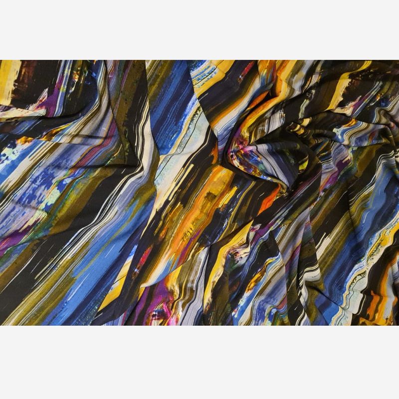 Summer Sunrise Jersey per metre