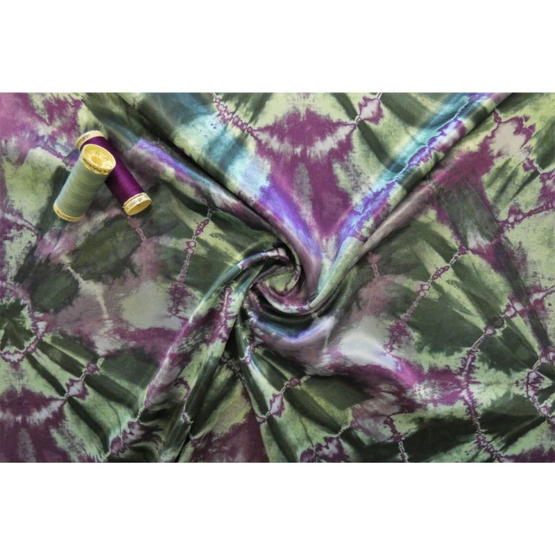 Tyedye Explosion - Satin per metre
