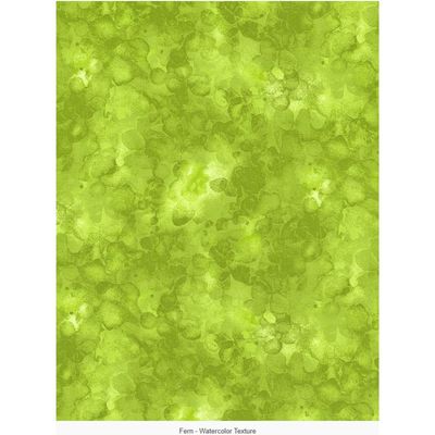 Watercolour - Fern per metre