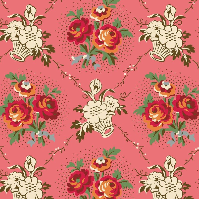 French Vintage Range - per metre, Style: Coral DH3000