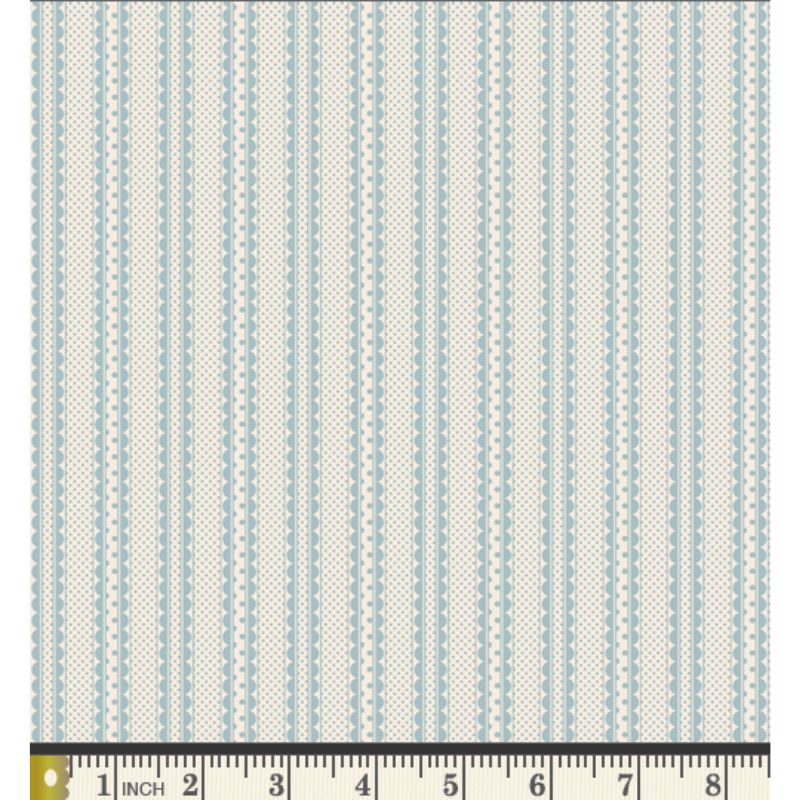 Legacy Stripe Mist per metre