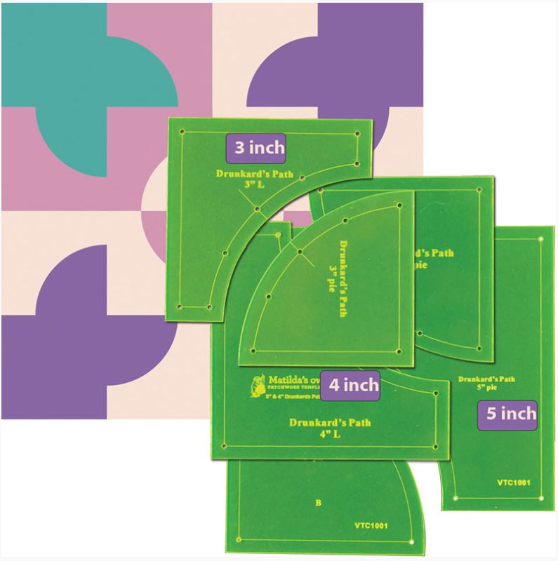 Drunkards Path Template Set
