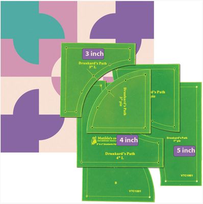 Drunkards Path Template Set