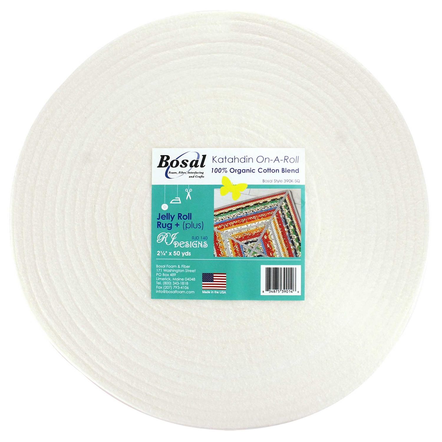 Bosal Katahdin Jelly Roll Rug strips - 25 yds