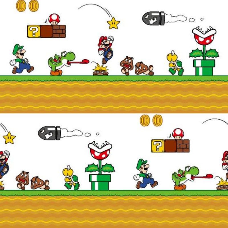 Mario Bros Border per metre