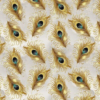 Tossed Feathers - per metre