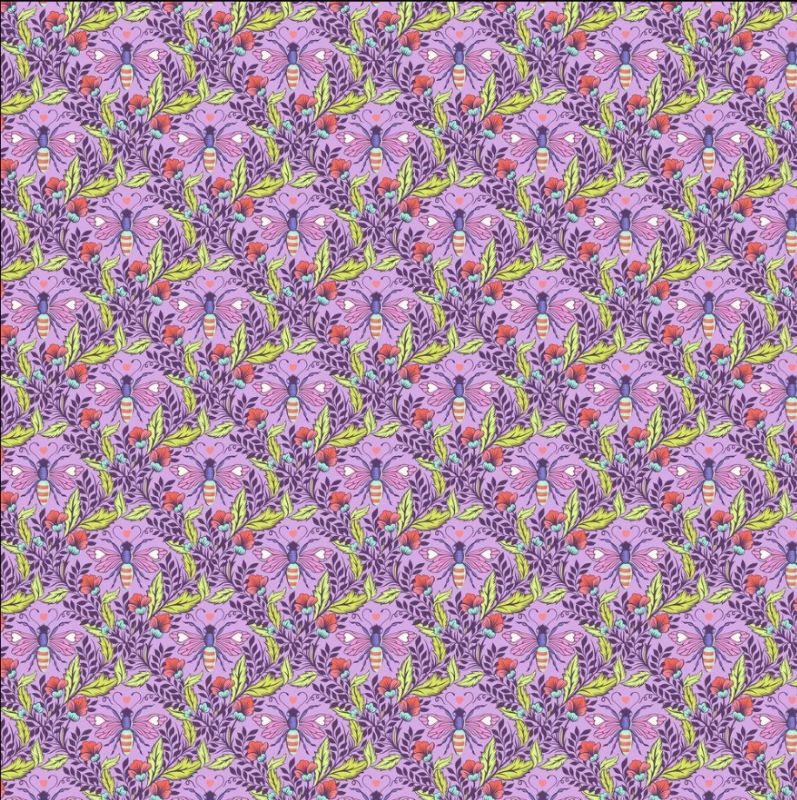 Full Moon Forest II by Tula Pink per metre, Print: Shake Your Honey Maker