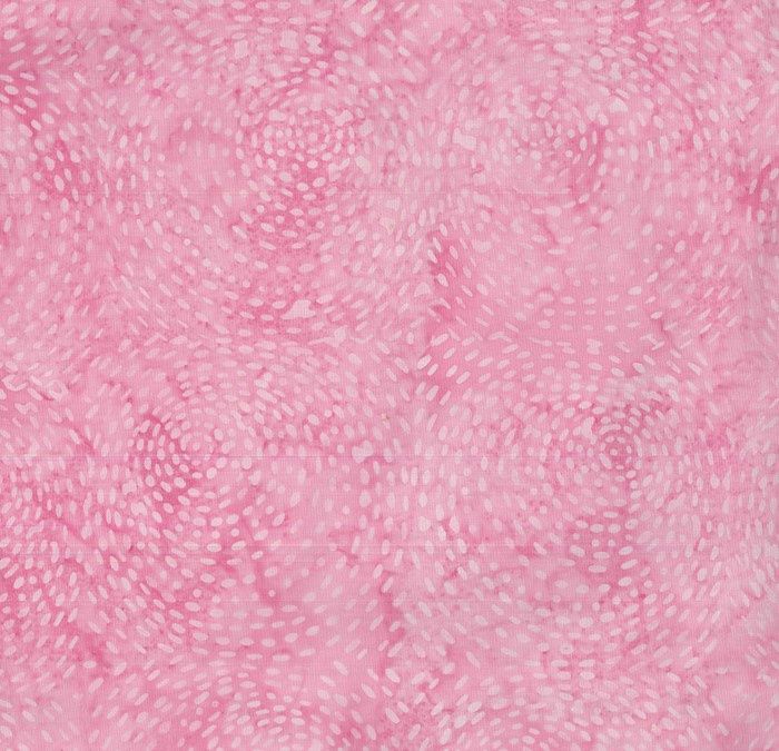 Pinks - Designer Palette 2025 per metre, Print: Baby Pink Dash Circles - 2030