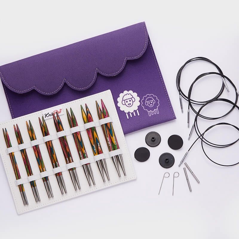 Symfonie Deluxe Swivel Interchangeable Circular Needle Set