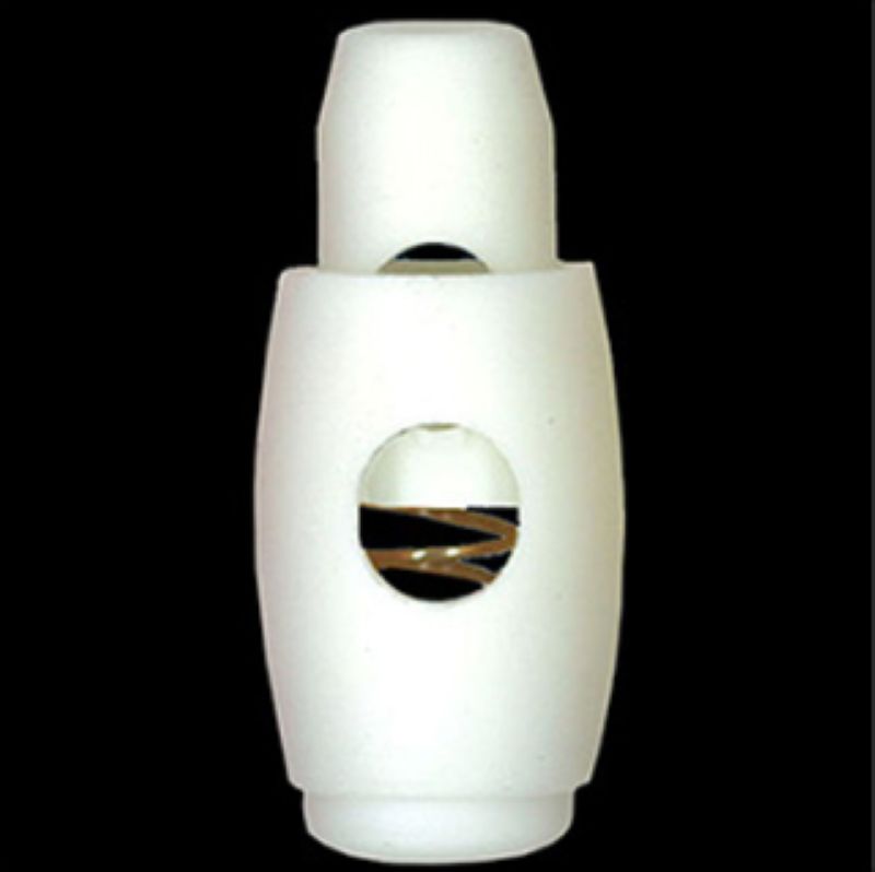 Cord End Tube, Colour: White