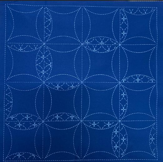 HM Textile Sashiko Cloth – DES# HM-50 Pattern #4