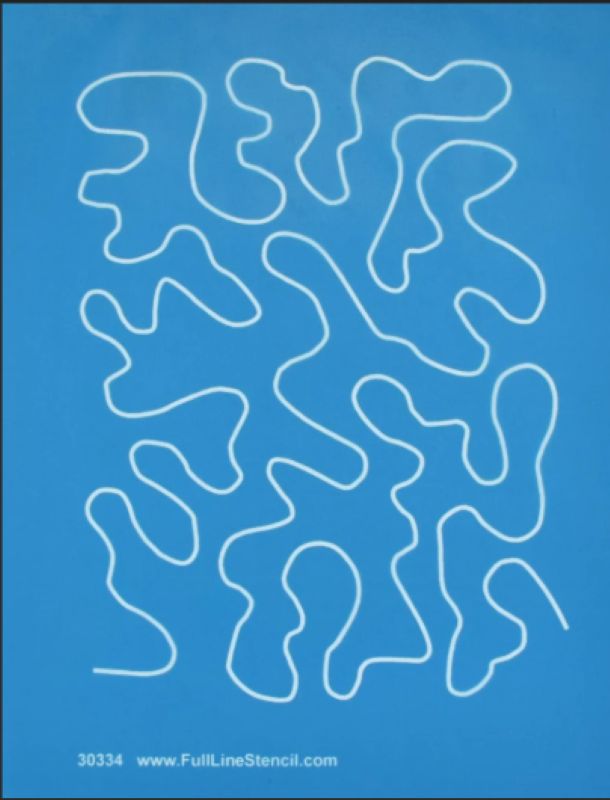 Full Line Stencil #30334 – Meander