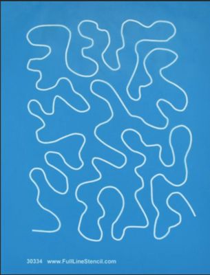 Full Line Stencil #30334 – Meander