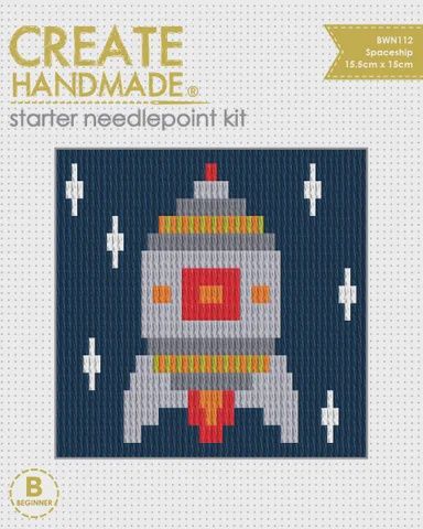 Starter Needlepoint Kit - Spaceship