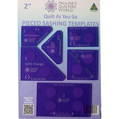 Templates QAYG Pieced Sashing 2&quot;