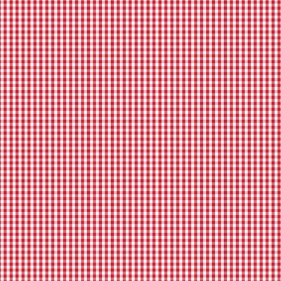 Bias 25mm - 1/8 Check Red Delicious - per metre