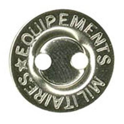Button 17mm Silver Metal