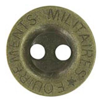 Button - 17mm Brass Metal Button