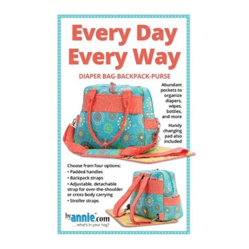 Every Day Every Way Bag - By Annie Pattern