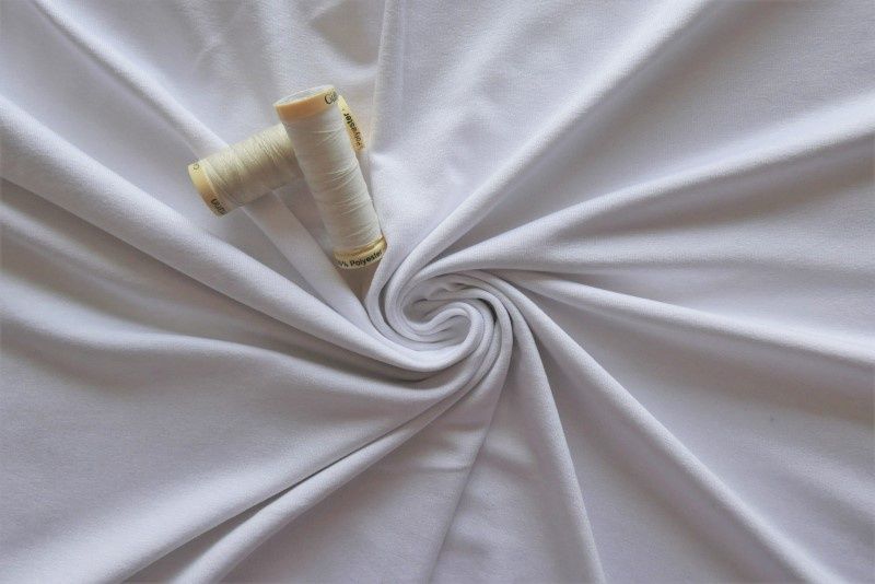 Audon Knit per metre, Colour: Snow