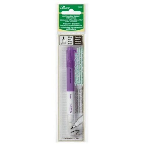 Clover Purple Fabric Marking Pens, Colour: Purple, Size: Fine
