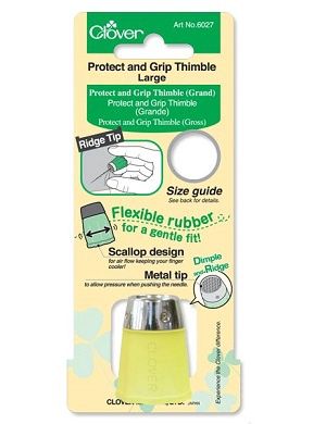Clover Protect &amp; Grip Thimbles, Name: Large 17mm