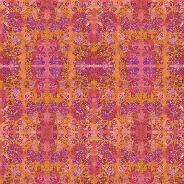 Indian Summer - per metre, Name: Peacock 673