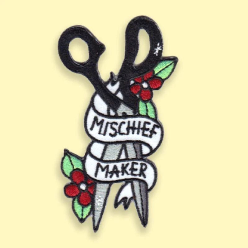 Jubly-Umph Iron-On Patches, Name: Mischief Maker Patch