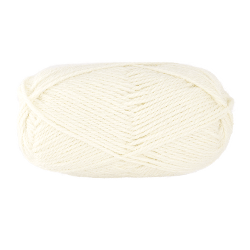 Heirloom Alpaca 8ply 50g, Shade: Natural Cream 6988