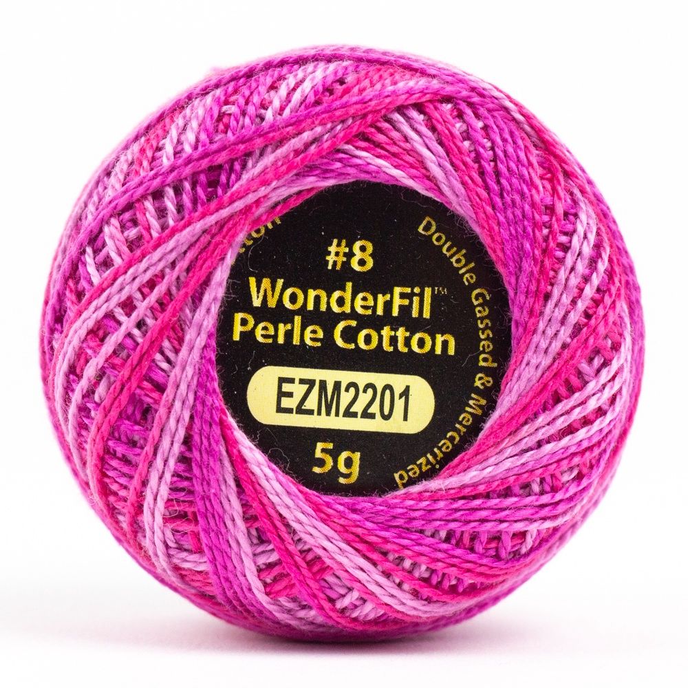 Eleganza Perle 8 Cotton - Variegated by Alison Glass, Colour: 2201 Tyrian