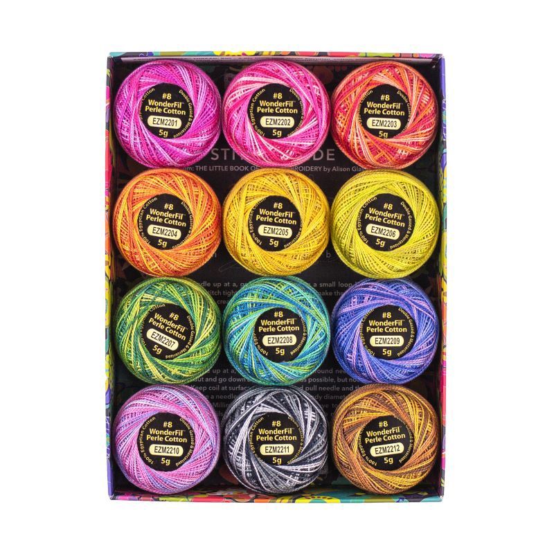 Eleganza Perle 8 Cotton Box Sets, Name: Stars - Varigated