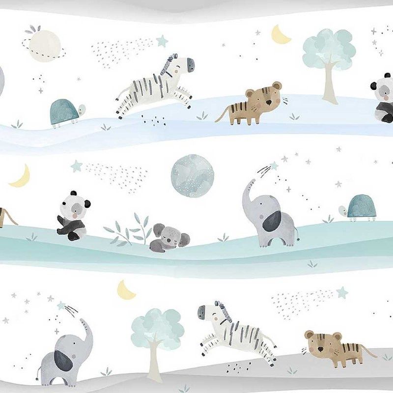 Full Of Wonder Range - per metre, Print: White 1618