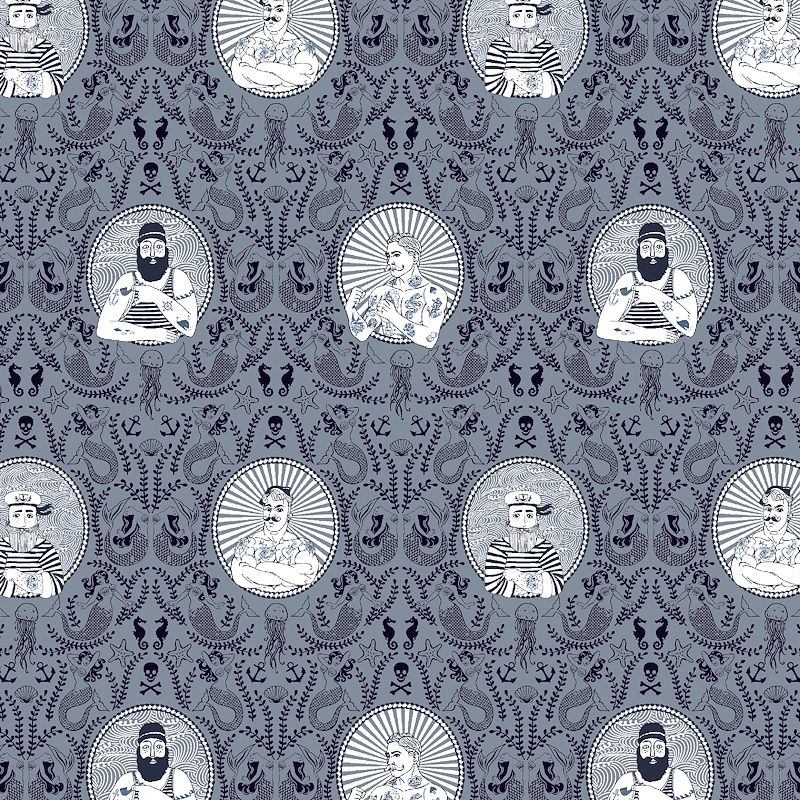 Salty - 4 Prints per metre, Print: Colony