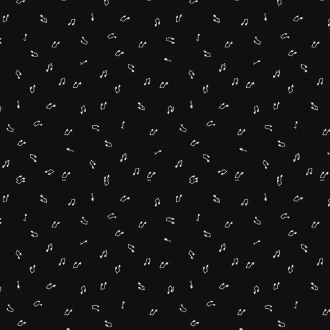 Musical Notes per metre, Colour: Black
