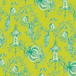 Pernillas Eden - 2 Prints per metre, Print: Cades Gate - Lime