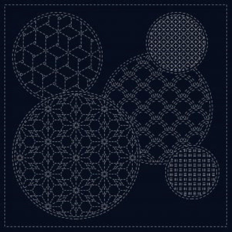 Sashiko Cloth Mixed Pattern