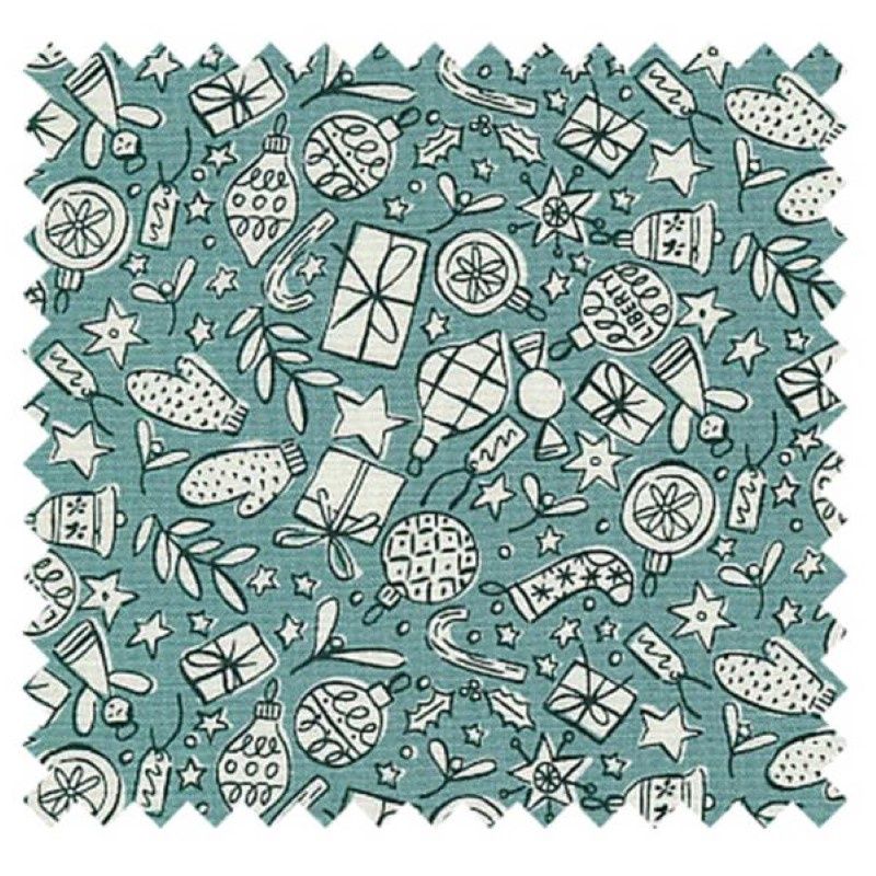Liberty Seasons Greetings Range per metre, Name: Festive Cheer