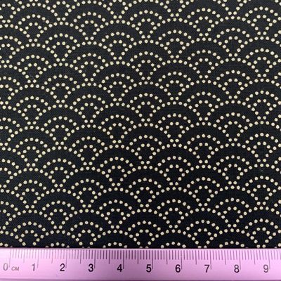 Sevenberry Seikaiha (Blue Wave) -  per metre