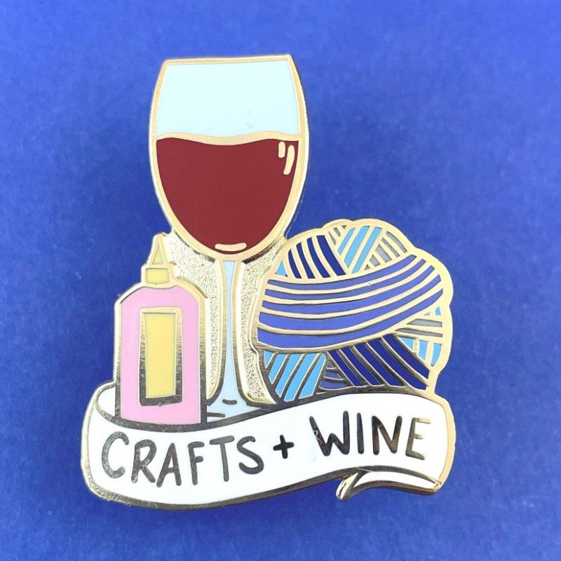Jubly-Umph Lapel Pins, Name: Crafts &amp; Wine