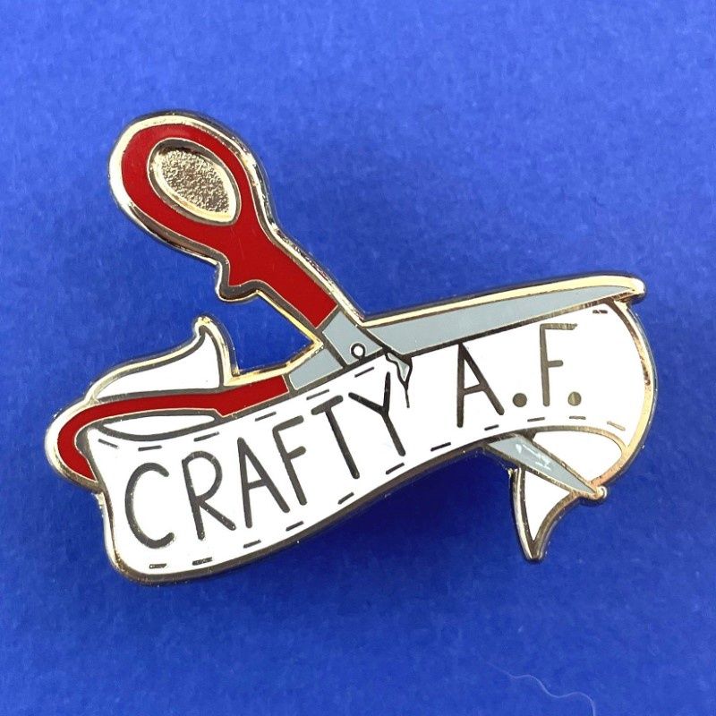 Jubly-Umph Lapel Pins, Name: Crafty AF