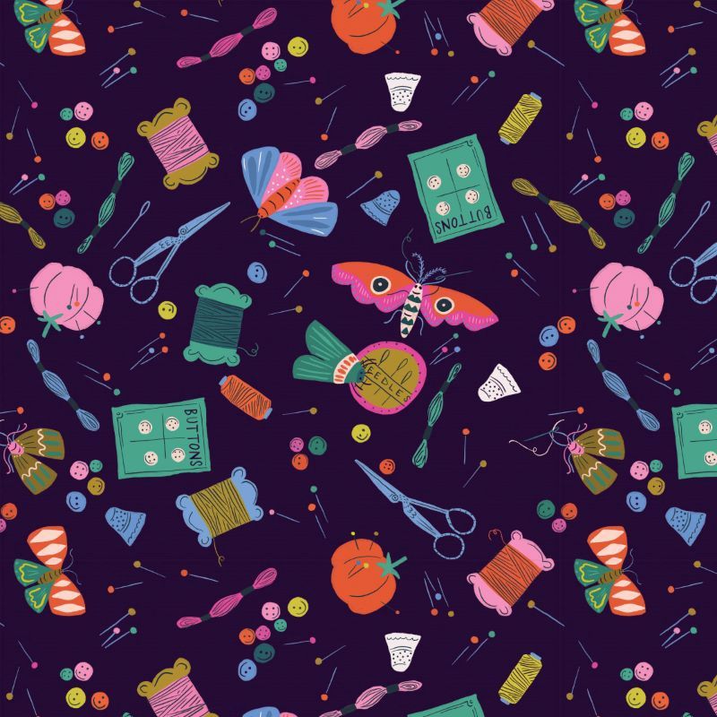 Stitch and Sew Range - per metre, Print: Multi 2385